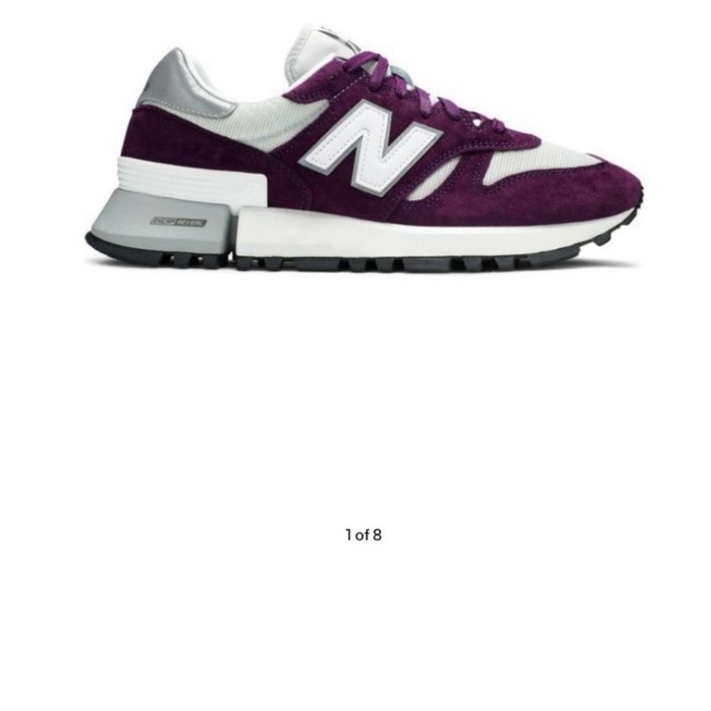 New Balance Purple and White Athletic Shoes